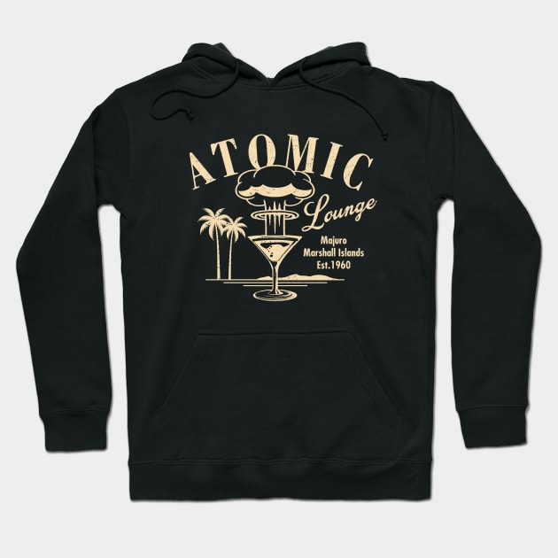 Atomic Lounge by © Buck Tee Originals Hoodie by Buck Tee